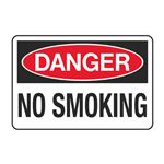 Danger No Smoking Decal